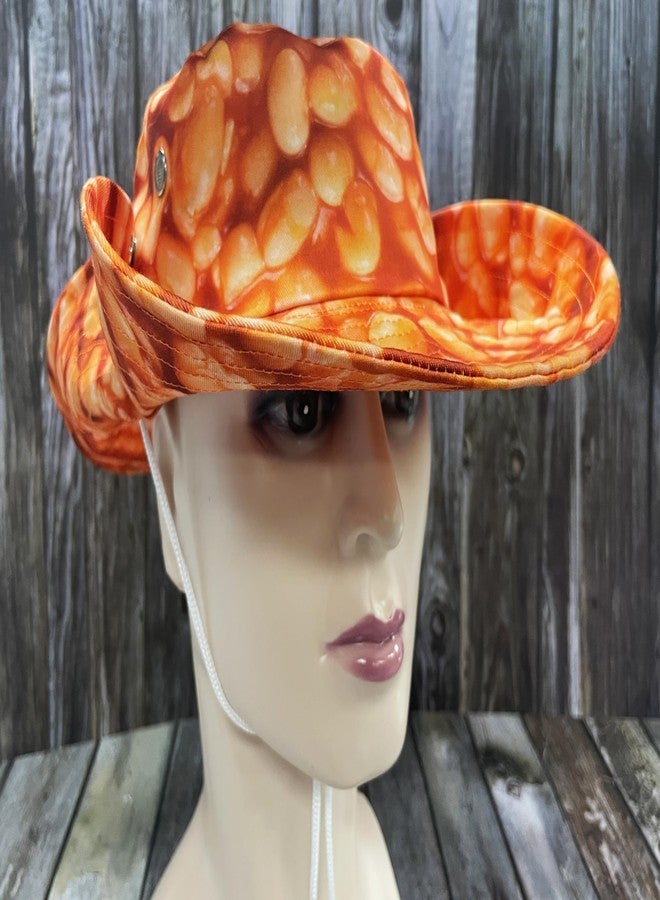 feelacle Baked Beans Funny Sun Hat for Men Women Wide Brim Bucket Hat Boonie Hat Fishing Hiking Summer Beach Caps - Image 4